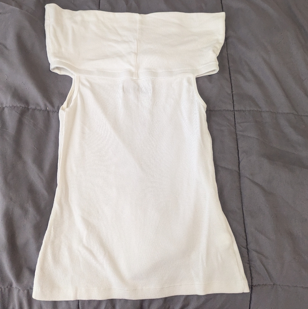 Loft white off the shoulder top